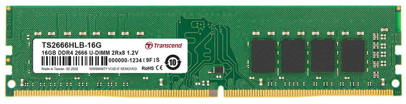 Transcend 16GB DDR4-2666 U-DIMM Desktop RAM (TS2666HLB-16G)
