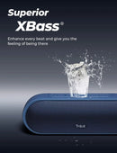Tribit 24W MaxSound Plus Bluetooth Speaker - Exceptional XBass, IPX7 Waterproof, 20-Hour Playtime, 100 ft Bluetooth Range for Outdoor & Party