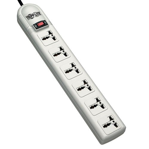 Tripp-lite 6 Ways Extension  -,SUPER60MNI B 230V ,750 Joules 6-Universal Outlet Surge Protector