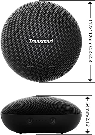 Tronsmart Splash 1 IPX7 Waterproof Bluetooth Speaker -15W Max, Up to 24 Hours(50% Volume) Playtime