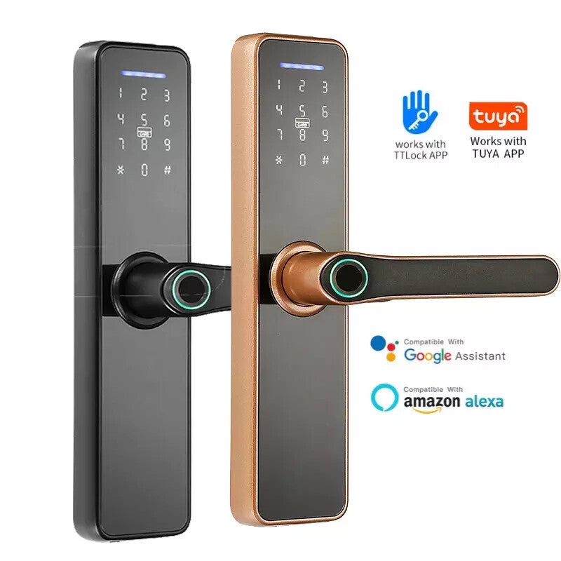 Tuya/TT Smart Intelligent Security Door Lock - Fingerprint lock, Can work with Alexa and Google home