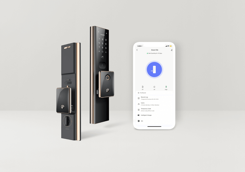Tuya Wi-Fi Smart Door Lock Solution - Fast Bluetooth Network Pairing, Smart Unlocking, Temporary unlocking