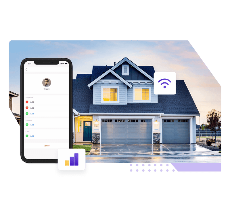 Tuya Wi-Fi Smart Door Lock Solution - Fast Bluetooth Network Pairing, Smart Unlocking, Temporary unlocking