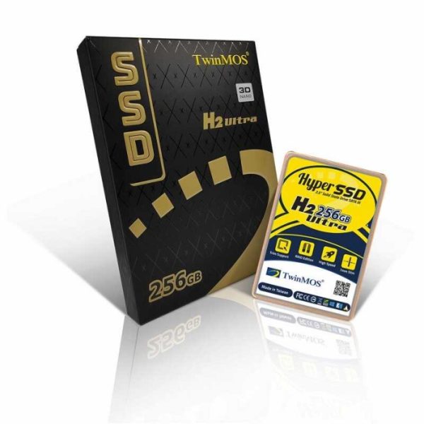 TwinMOS H2 Ultra Internal SSD (TM256GH2UG) - 256GB 2.5-inch SATA, 580MB/s read and 580MB/s write speed