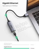 UGREEN CM209 USB-A 3.0 to RJ45 Gigabit Ethernet Adapter UG-50922 – High-Speed 1000Mbps LAN Converter for Laptop & PC