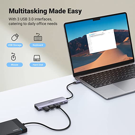 UGREEN USB-C Multifunction Adapter 9 in 1