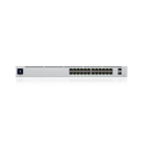 Ubiquiti UniFi (USW-24-POE) 24-Port PoE Switch - Port/Expansion Slot Details: 8 x Gigabit Ethernet Network, 16 x Gigabit Ethernet PoE+