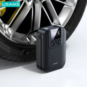 Usams Zb215 Wireless Portable Mini Car Air Pump Tire Inflator Air Compressor(CQBZB21501)