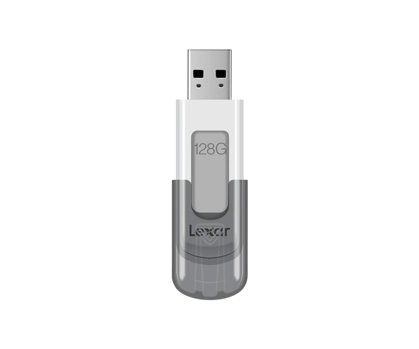 Lexar 128GB JumpDrive V100 USB 3.0 Flash Drive (LJDV100-128ABGY)