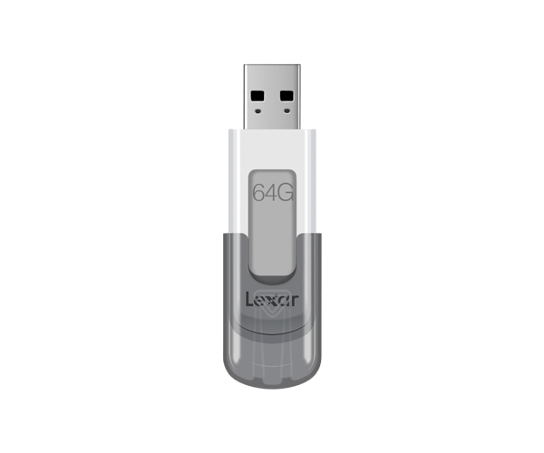 Lexar 64GB JumpDrive V100 USB 3.0 Flash Drive (LJDV100-64GABGY)