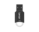 Lexar 16GB JumpDrive V40 USB 2.0 Flash Drive, Black (LJDV40-16GAB)