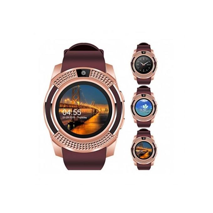 Bond V8 SmartWatch Phone Sim TF Card Bluetooth Clock with 0.3M Camera Smart Watch for Android Phone