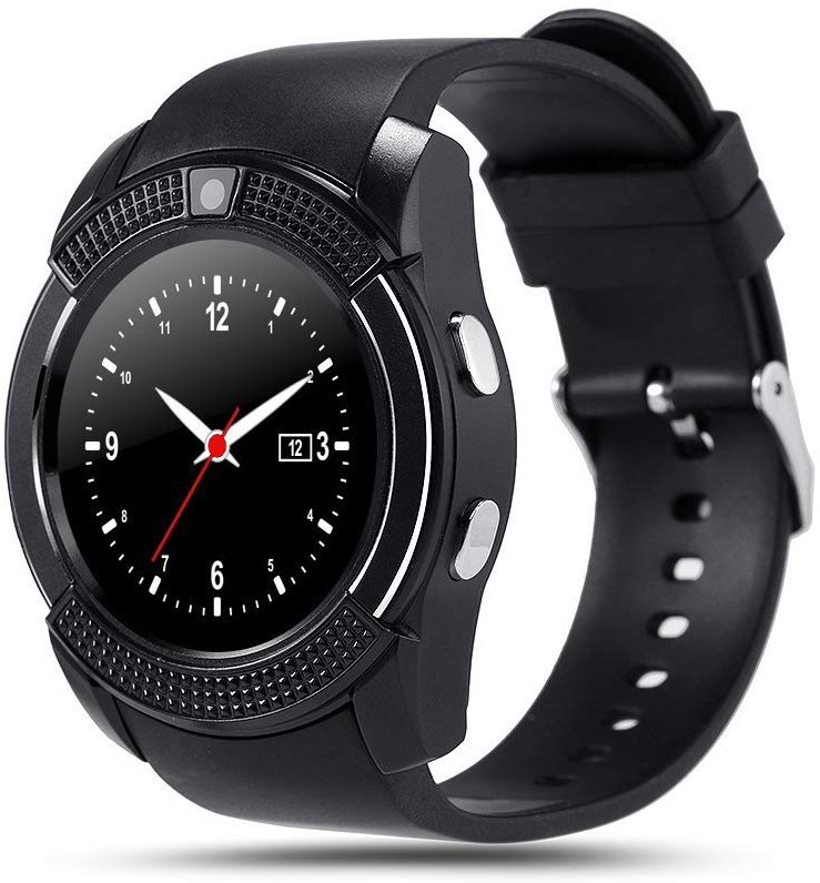 Bond V8 SmartWatch Phone Sim TF Card Bluetooth Clock with 0.3M Camera Smart Watch for Android Phone