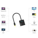 Vention VEN-HBDBB Mini DisplayPort to VGA Converter – Compact & Reliable Video Adapter for Laptops, PCs & Monitors