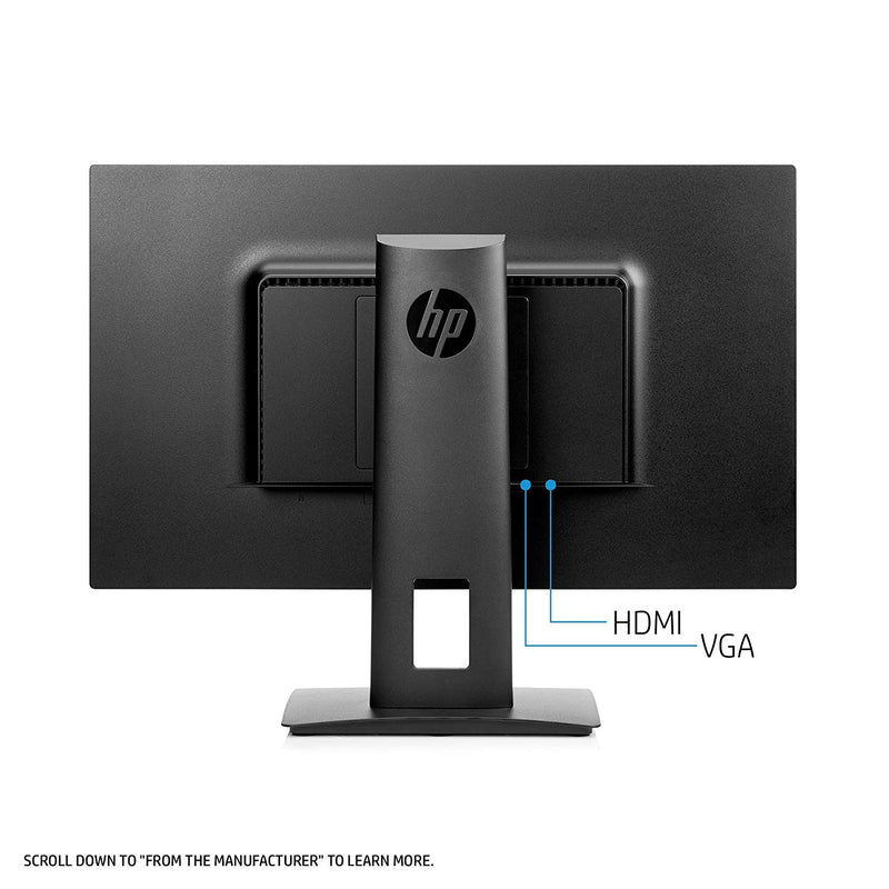 HP VH240a - 23.8-inch FHD IPS Monitor (1KL30AS) with Tilt/Height Adjustment and Built-in Speakers