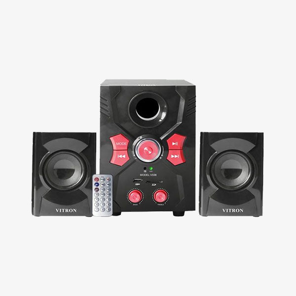 Vitron V036 2.1CH Bluetooth Sub Woofer Sound System