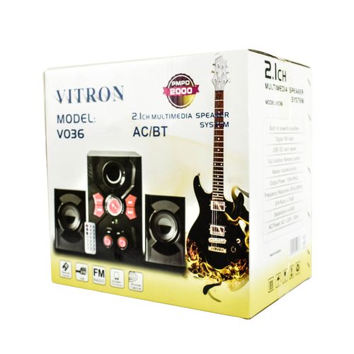 Vitron V036 2.1CH Bluetooth Sub Woofer Sound System