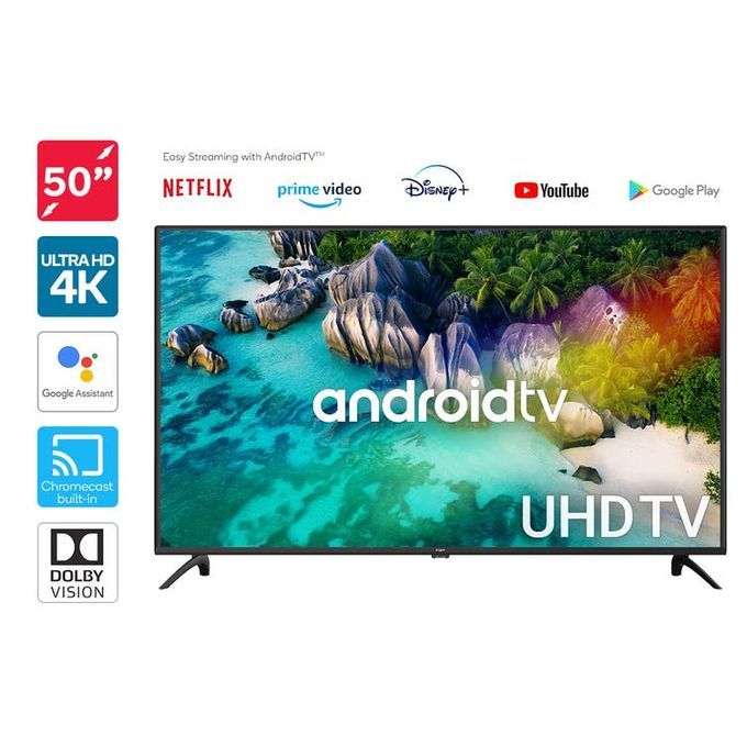 Vitron 5068US 50 Inch Frameless 4K UHD Android TV With 1.5GB RAM 8GB ROM