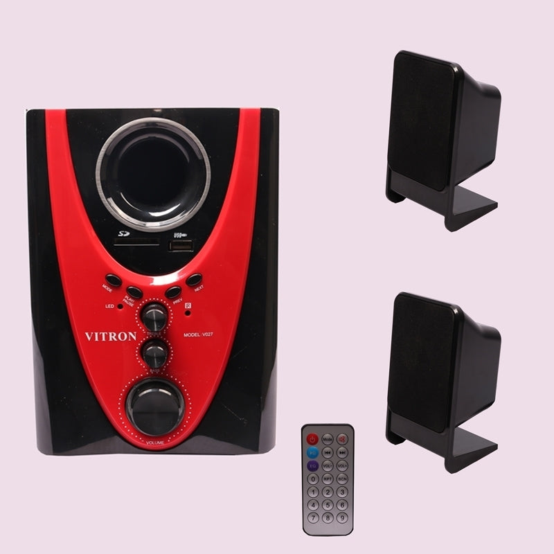 Vitron V027 2.1CH 2000W Multimedia Bluetooth Subwoofer Sound System