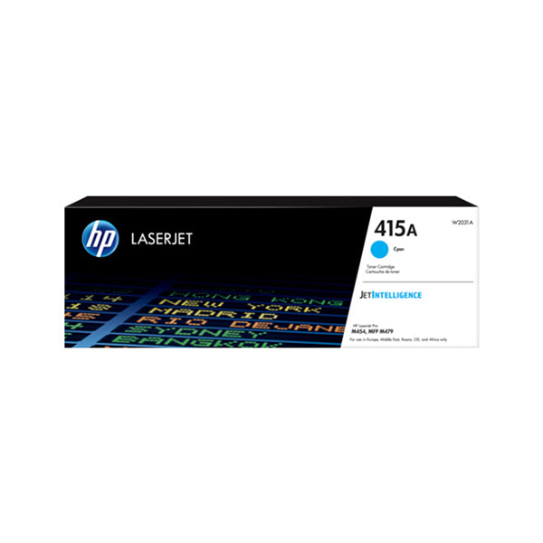 HP 415A Cyan Original LaserJet Toner Cartridge (W2031A)