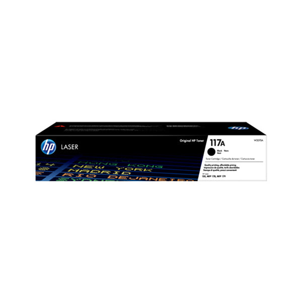 HP 117A Black Toner Cartridge - W2070A