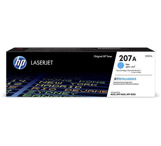 HP W2211A 207A Cyan Original LaserJet Toner Cartridge