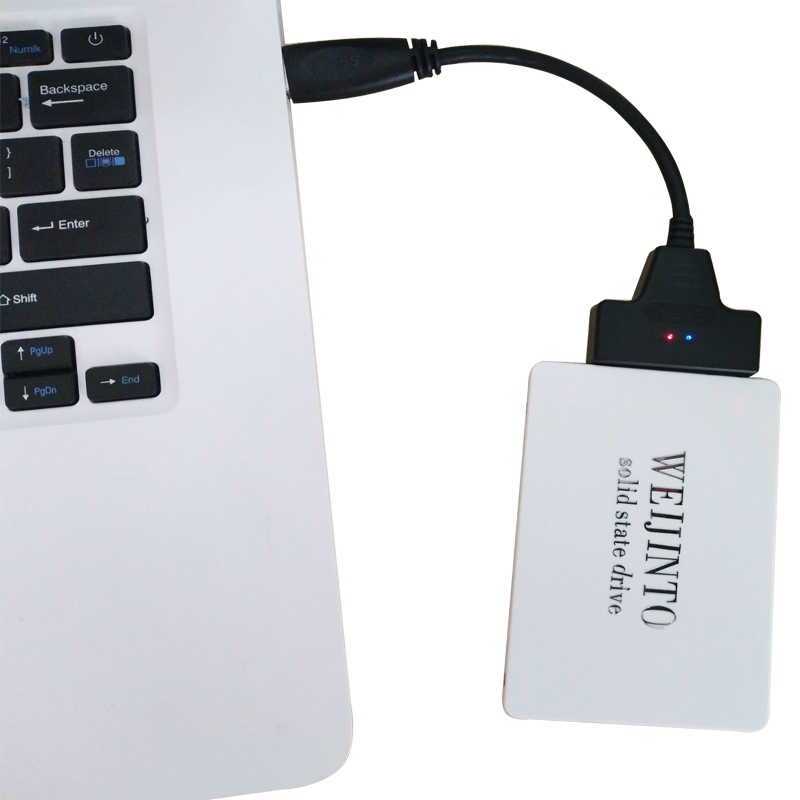 Weijinto USB 3.0 to Sata adapter 22pin cable for 2.5" sata SSD HDD