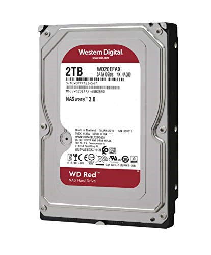 WD Red 2TB NAS 3.5" SATA Hard Drive (WD20EFAX)