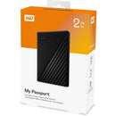 WD 2TB My Passport Portable External Hard Drive, Black - (WDBYVG0020BBK-WESN)