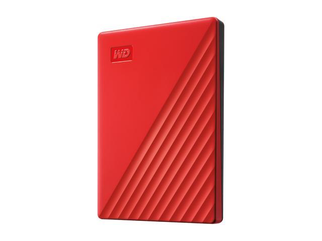 WD 2TB My Passport USB 3.2 Gen 1 External Hard Drive Red (WDBYVG0020BRD-WESN)
