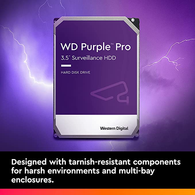 WD Purple™ Pro Surveillance Hard Drive - 10TB, 256 MB, 7200 rpm