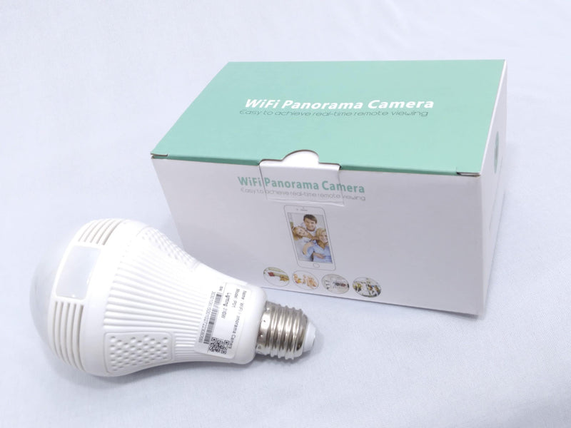 Wi-Fi Panoramic 360 Degree Wireless Hidden Camera Light Bulb