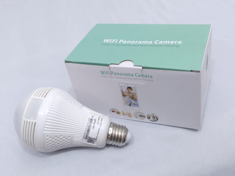 Wi-Fi Panoramic 360 Degree Wireless Hidden Camera Light Bulb