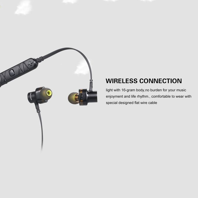 AWEI X660BL Magnetic Bluetooth Earphones - Sport Wireless Headphone Waterproof Earbuds Stereo Headset with microphone Earphones