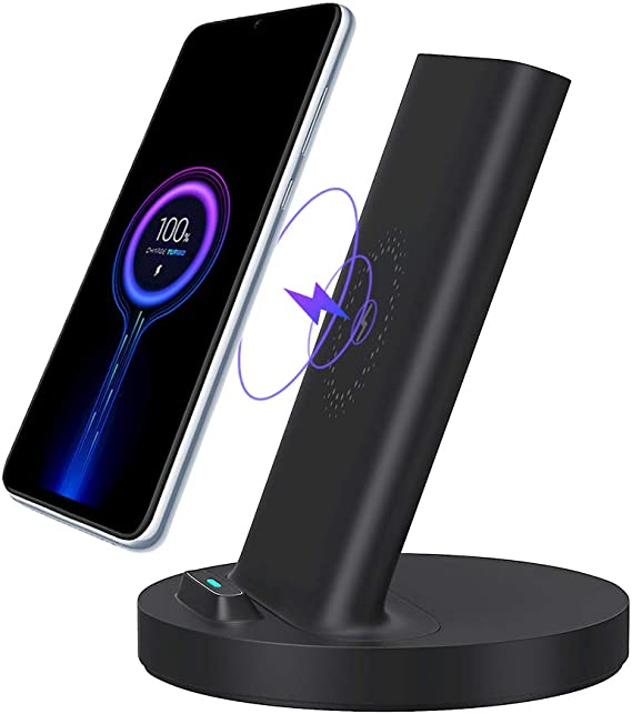 XIAOMI Mi Wireless Charging Stand 20W Vertical Charger - Black