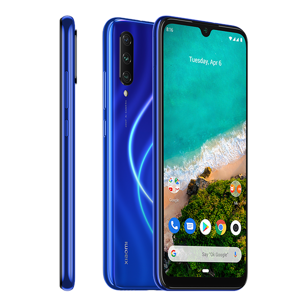 Xiaomi Mi A3 4GB/128GB Smartphone- 4GB RAM + 128GB ROM, 6.01", 48 GB Triple Cam, Android 9.0 Pie, 4030mAh