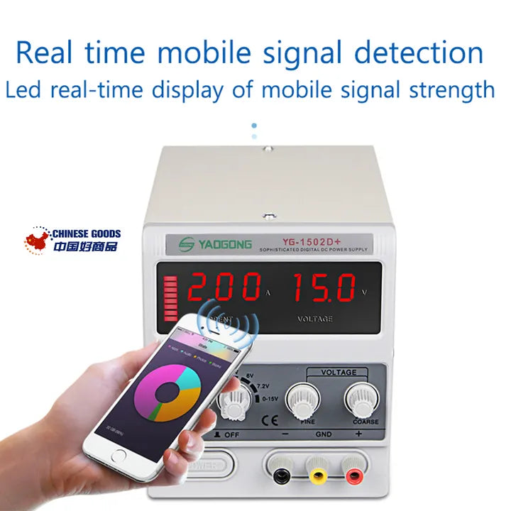 YAOGONG 1502D+ AC To DC Adjustable Power Supply - DC Regulated Power Supply