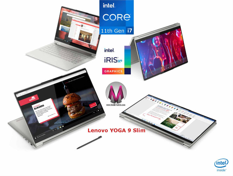 Lenovo Yoga 9 Laptop 14ITL5 Core i7 (82BG0059UE) - CORE I7-1185G7 processor, 16GB RAM,  ITB SSD, 14 Inch Display, Windows 10 HOME