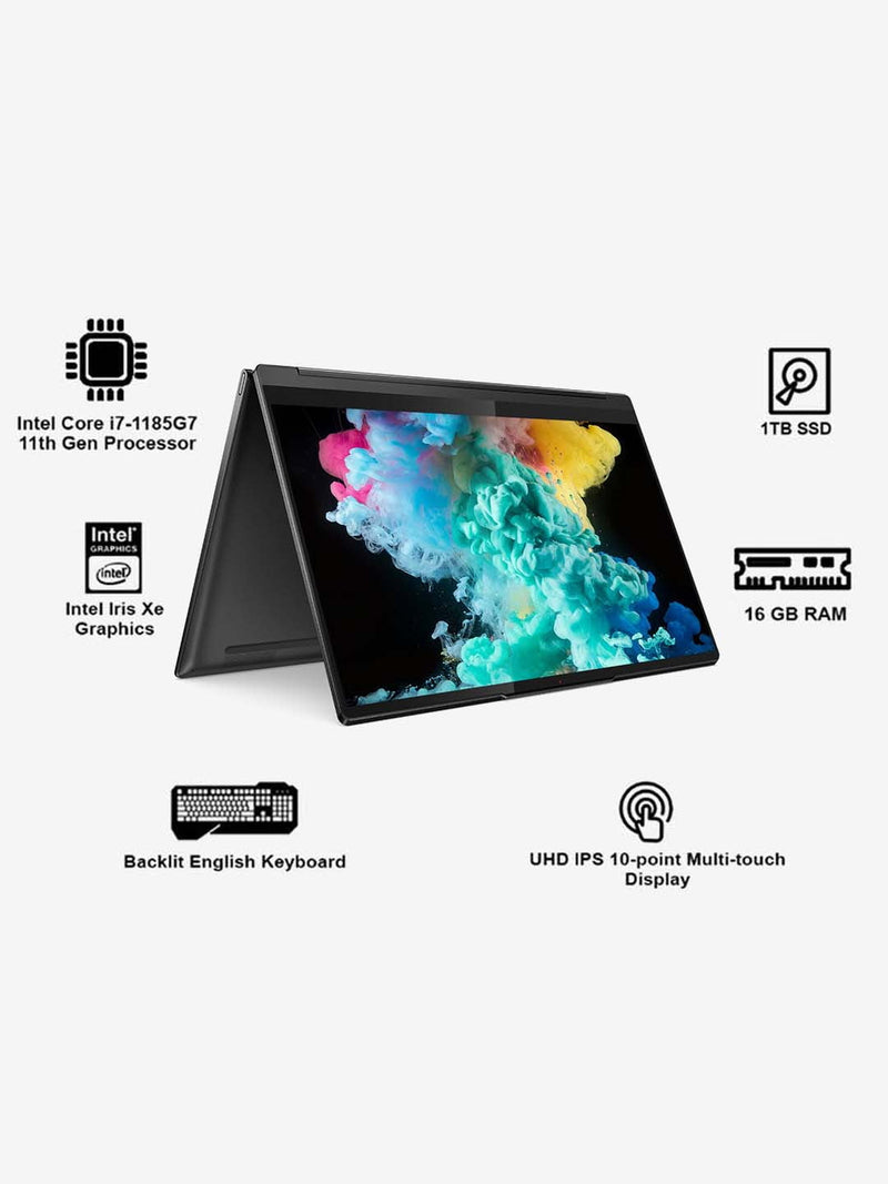 Lenovo Yoga 9 Laptop 14ITL5 Core i7 (82BG0059UE) - CORE I7-1185G7 processor, 16GB RAM,  ITB SSD, 14 Inch Display, Windows 10 HOME