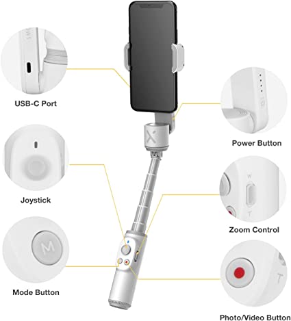 Zhiyun SMOOTH-X Smartphone Gimbal Stabilizer Selfie Stick Extension
