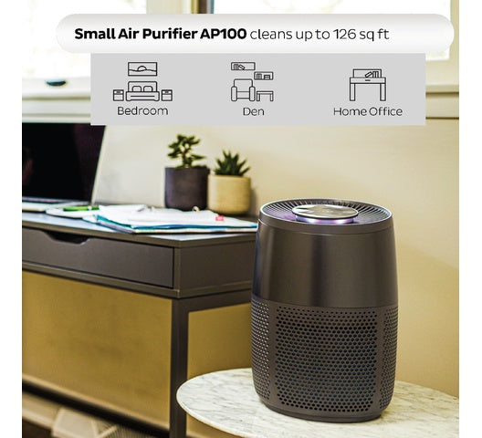 Instant Brands AP100B Air Purifier - Small 136 SQ FT, HEPA-13 filter, Automatic operation for optimum efficiency