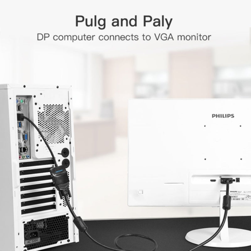 Vention Display Port To VGA Converter