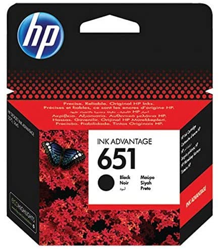 HP 651 Black Original Ink Advantage Cartridge, C2P10AE