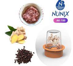 Nunix AK-100 2in1 Blender With Grinding Machine - 1.5Liters, High Quality Motor
