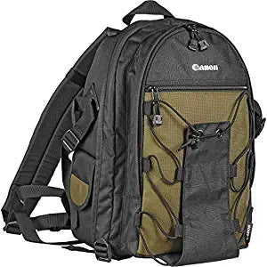 Big Canon Camera BagPack - Padded, Touch-Fastening Interior Divider, Holds a DSLR, 1-2 Lenses & Accessories