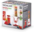 Sencor SBL 2204RD Smoothie Maker Blender - 300W, 0.6l & 0.3l Bottles serve as drinking bottles