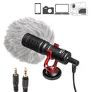 BOYA BY-MM1 Shotgun Video Microphone, Universal Compact On-Camera Mini Recording Mic