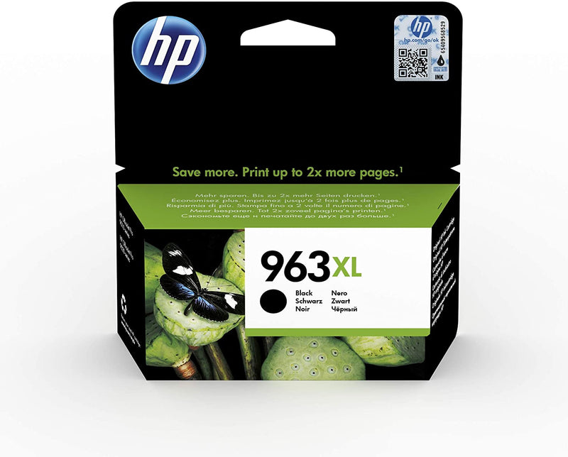 HP 963XL High Yield Black Original Ink Cartridge, 3JA30AE