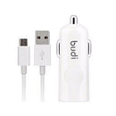 Budi Single Port Car Charger - 1.2M , Ultra-compact , LED indicator