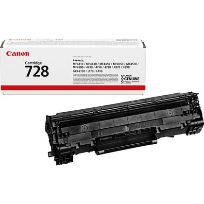 Canon 728 Black Original Toner Cartridge